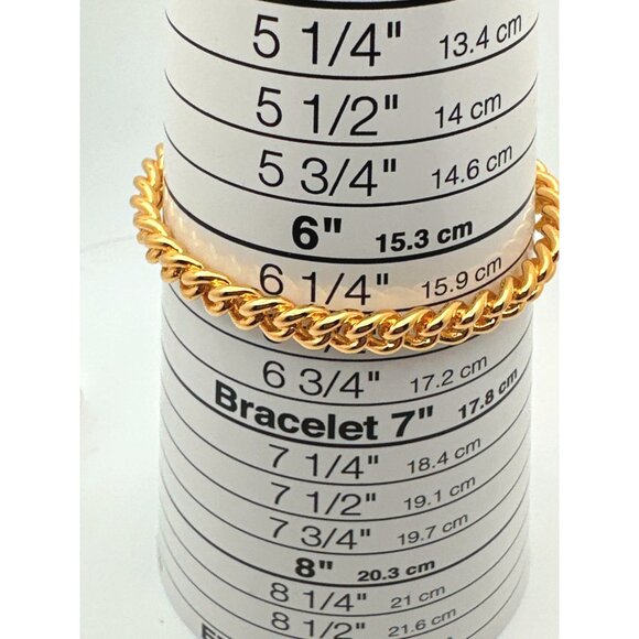 Elegant Minimalist Modern Gold Cuff Bracelet Twisted 10k Gold Plated Dainty Chic - Picture 4 of 5